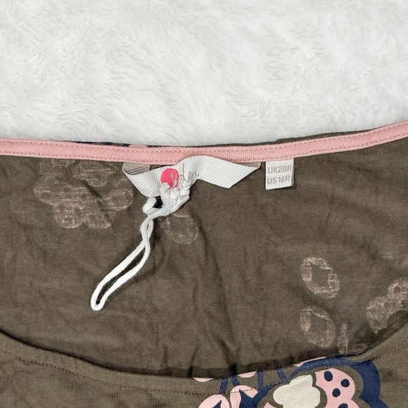 Boden Lucille Floral Olive Green Long Sleeve Dress - Picture 5 of 5